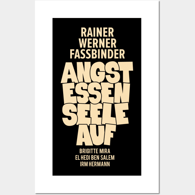 Fear eats souls - Rainer Werner Fassbinder Wall Art by Boogosh